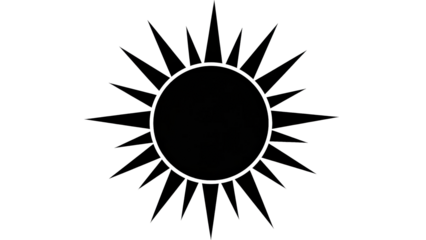 A serene landscape of a mountain range at sunset with a peaceful silhouette