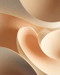 A close up of a tan and beige background with a heart shape in the middle