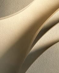 A wall with a pattern of lines and a shadow