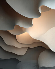 A very abstract image of a wave with a lot of detail
