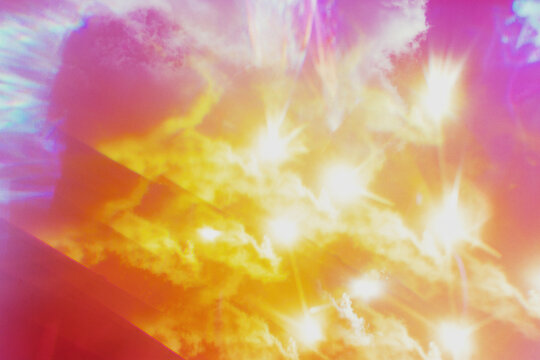 abstract background with colorful lights