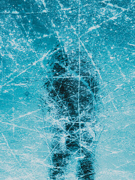 blue water background