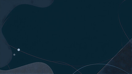 Modern navy blue aesthetic background with geometric curves and textured wavy patterns.