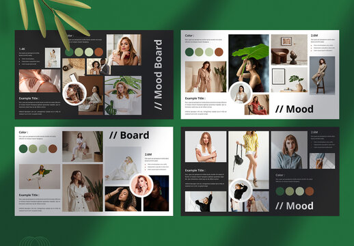 Brand Mood Board Design Layout