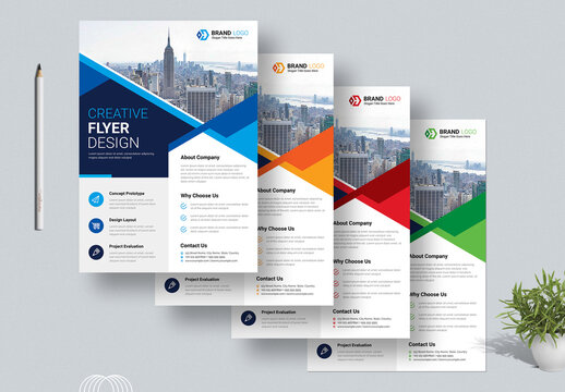 Four Color Corporate Flyer