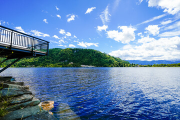 View The Idyllic Landscape Lake