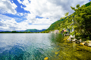 View The Idyllic Landscape Lake