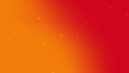 Red and orange gradient background with smooth sparkle particle effect creating dynamic abstract lighting perfect for festive events digital artwork and creative visual compositions