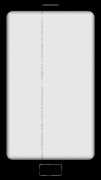 4K Retro Mobile Phone Screen Film Old for Social Media Story with Split Line and Dust