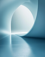 Minimal Abstract Arch with Soft Light for Innovation and Brand Concepts
