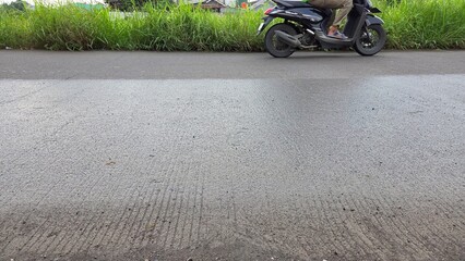 motorcycle on the road