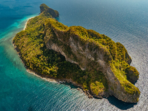 Helicopter Island due to its helicopter-like shape when viewed from afar