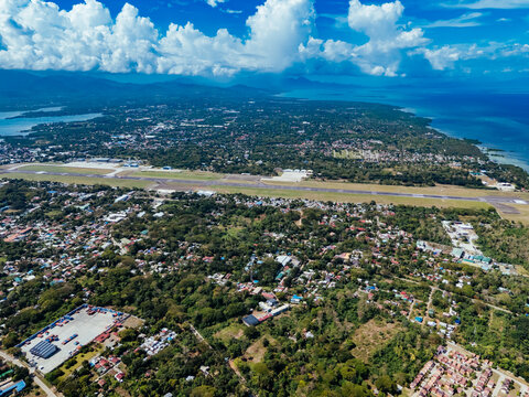 Scenic view of Puerto Princesa, Palawan, highlighting lush tropical landscapes, clear coastal waters, and the natural beauty of this peaceful island city