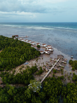 Scenic view of Puerto Princesa, Palawan, highlighting lush tropical landscapes, clear coastal waters, and the natural beauty of this peaceful island city