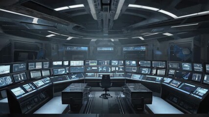  Dashboard data updates smoothly across the screens The camera remains locked Ambient light shifts subtly Cinematic realism