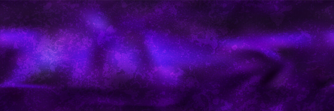 Royal purple matte velvet wavy fabric seamless bg. Soft suede material texture. Satin velours upholstery material. Felt wool pattern. Fuzzy textile. Abstract vector illustration.