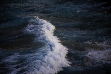 거세게 밀려드는 파도