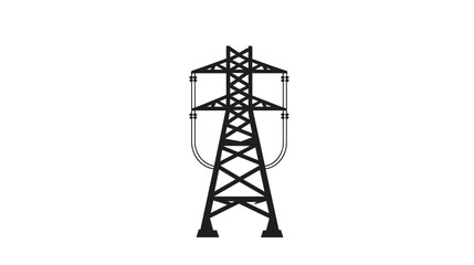 Electricity Pylon Transmission Tower Structure.