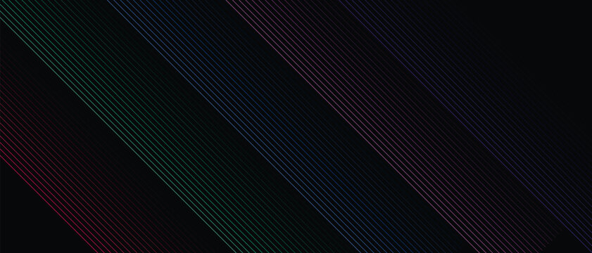 Dark Moody Diagonal Stripes Seamless Pattern Deep Gradient Emerald Burgundy Navy Black Luxury Abstract Background.