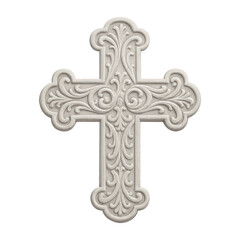 PNG Intricate ornate cross design