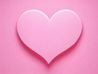 大きなピンクのハート