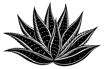 Beautiful shiloutte leaf for USA Designer © Alina