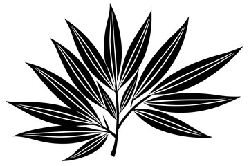 Beautiful shiloutte leaf for USA Designer © Alina