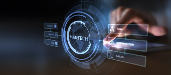 MarTech Solutions with CRM Automation Data and Sales Integration.
