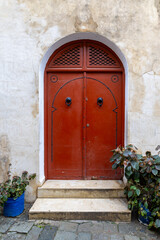 Traditional gate in the old town, Bizerte, Tunisia