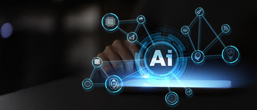 Artificial Intelligence Concept and Smart System Integration in Modern Technology. - Powered by Adobe