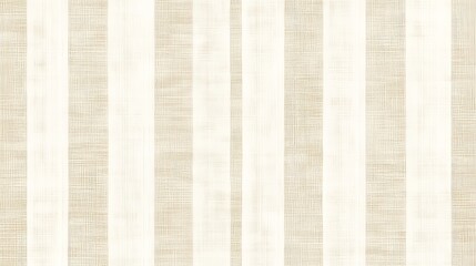 Beige and white striped linen texture creates a seamless pattern for wallpaper used in interior design and decor projects around homes and offices throughout various settings