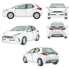 自動車セット（主線あり）