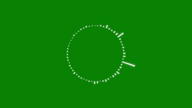 round waveform spectrum animation, white sound wave visualizer, music equalizer display, digital audio frequency motion, transparent background with alpha channel, clean 4k animation