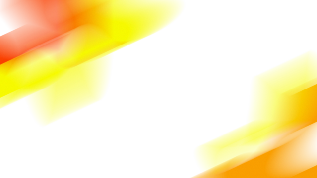 Abstract diagonal yellow and red blurred light streaks on  transparent  background. - Powered by Adobe