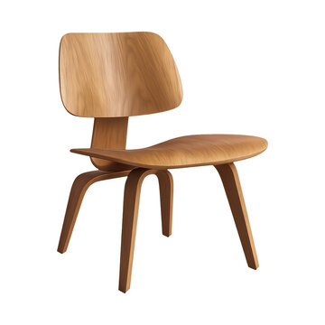 PNG Modern wooden chair design