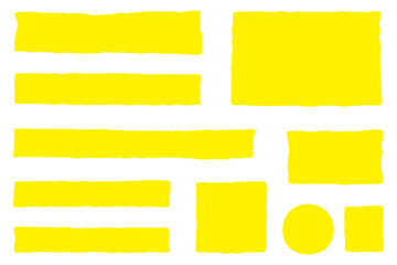 Doodle hand drawn frames with irregular uneven shapes, curved picture and painting frameworks, organic forms, colorful squares with wavy rough edges, wavy irregular rectangles 