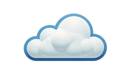 3D Cloud Icon