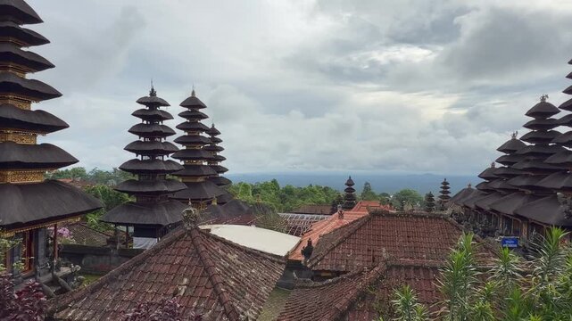 Besakih Temple is a pura Hindu temple in the village of Besakih, Indonesia