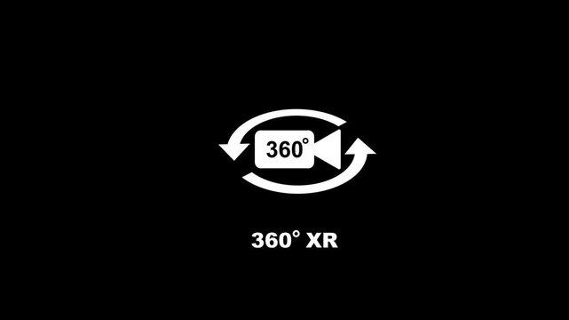 X R 360 degree virtual reality 360 V R camera symbol xr 360 xr immersive technology
