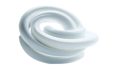 Elegant abstract wind swirl featuring flowing curves ideal for environmental, meteorology, and design visuals isolated on transparent background PNG