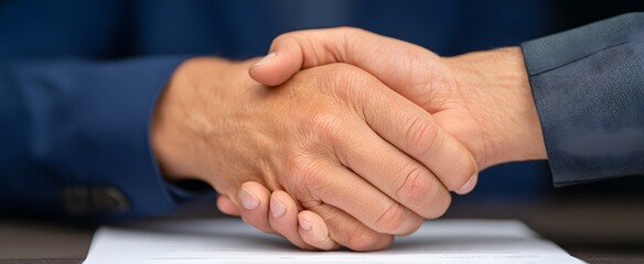 Obraz premium The signed contract serves as proof of mutual agreement between the involved parties.