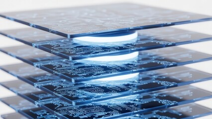 Layers of Transparent Circuit Boards with Advanced Technology Design