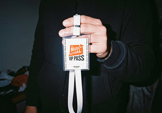 Concert Lanyard Mockup