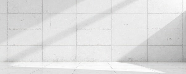 Subtle white-gray concrete tile backdrop Clean, contemporary aesthetic , wall, architecture