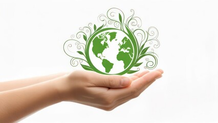Hands holding a green Earth graphic (1)