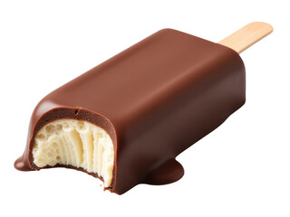 A sweet treat with a bite taken out, perfect for photography or advertisement