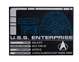 Naklejka premium Dortmund - Deutschland 13. Januar 2026 - Star Trek Enterprise - Studio Aufnahme