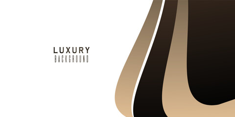 black elegant background with wave brown mocha modern luxury . trendy design