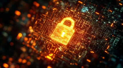 Obraz premium Enhancing cybersecurity measures digital landscape infographic virtual environment close-up view data protection strategies