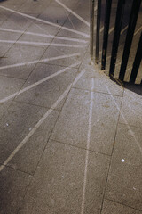 Light reflection on the ground